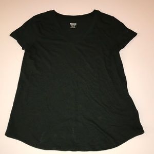 Hunter green Mossimo relaxed v neck T